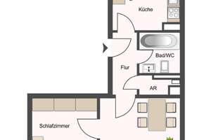 Gemütliche 2-Zimmer-Wohnung in St. Peter – Die vollständige Adresse der Immobilie erhältst du vom Anbieter., 90478 Ludwigsfeld, Nürnberg – Vorschaubild 11