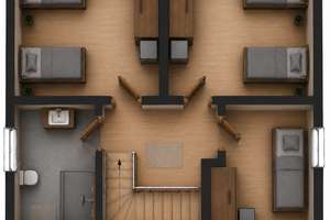Möblierte Mitarbeiterunterkunft | Haus für Firmen & Projektteams | Sofort verfügbar – Die vollständige Adresse der Immobilie erhältst du vom Anbieter., 80689 Blumenau, München – Vorschaubild 10