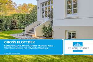 FAMILIEN(T)RAUM ZUM WOHLFÜHLEN-Charmante Altbau-Villa mit dem gewissen Flair in idyllischer Umgebung – Die vollständige Adresse der Immobilie erhältst du vom Anbieter., 22607 Groß Flottbek, Hamburg – Vorschaubild 1