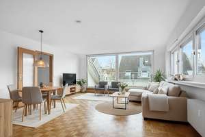 Wohnen im Grünen: 2-Zimmer-Wohnung mit Parkett und Gartennutzung in Dünnwald