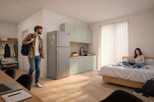 WE 46: Eberswalde: ERSTBEZUG im LUXUS Neubau: 1-Zi mit 23m² MIT BALKON ab 2028 BEZUGSBEREIT – Die vollständige Adresse der Immobilie erhältst du vom Anbieter., 16225 Eberswalde – Vorschaubild 11