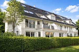 Haus-im-Haus in Stadtvilla: 102,3 m² Gartenwohnung mit Südterrasse, Privatgarten, Energie A, TG