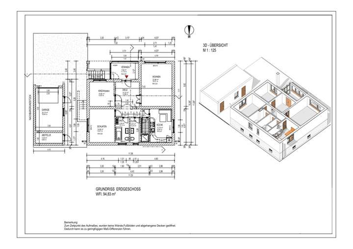Grundriss EFH Portitz