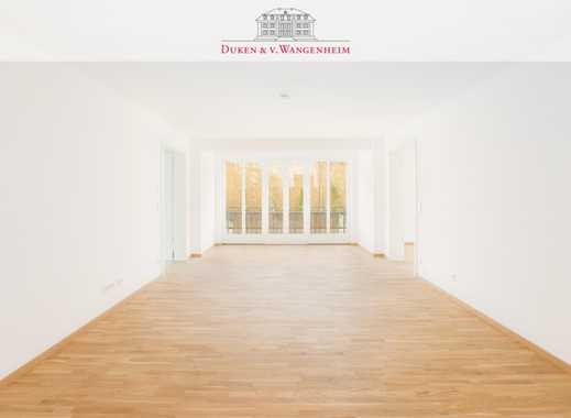 Erdgeschoss-Neubauwohnung.
In zeitlos moderner Stadtvilla. 