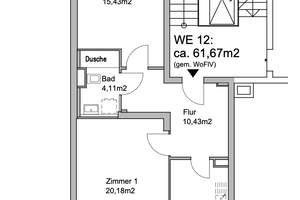 Sonnige, Top-sanierte 2-Zimmer-Wohnung mit Balkon und Aufzug in Kreuzberger Bestlage – 10961 Kreuzberg, Berlin – Vorschaubild 3