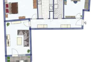*** Schöne 3-Zimmer-Wohnung nahe Volkspark *** – Mit Balkon & Aufzug - vermietet – Die vollständige Adresse der Immobilie erhältst du vom Anbieter., 10717 Wilmersdorf, Berlin – Vorschaubild 12