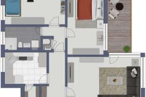 Lichtdurchflutet und großzügig – 3-Zimmer-Wohnung mit Loggia in Ronnenberg – Die vollständige Adresse der Immobilie erhältst du vom Anbieter., 30952 Ronnenberg – Vorschaubild 17