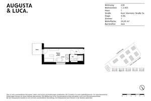 Domizil für Singles! Modernes 1-Zimmer-Apartment – Kurt-Viermetz-Straße 3a, 86150 Bahnhofs-, Bismarckviertel, Augsburg – Vorschaubild 11