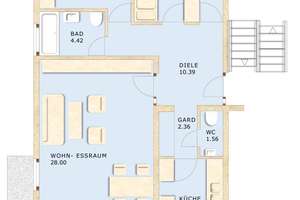 Viel Platz in Plieningen: Sonnige 4-Zimmer-Wohnung mit Terrasse – Die vollständige Adresse der Immobilie erhältst du vom Anbieter., 70599 Plieningen (Ortsteil), Stuttgart – Vorschaubild 21