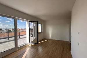 Moderne 2-Zimmer Wohnung mit Einbauküche und großer Terrasse über den Dächern von LE – 4103 Zentrum-Südost, Leipzig – Vorschaubild 1