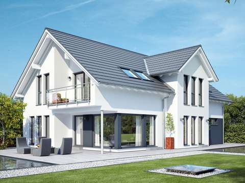CELEBRATION 211 V2 – Elegantes Zweifamilienhaus mit Satteldach ... CELEBRATION 211 V2 – Elegantes Zweifamilienhaus mit Satteldach ...