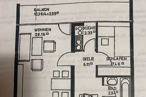 Zentrale Stadtwohnung in Bogenhausen 
1,5 Zimmer mit gr. Balkon – München – Vorschaubild 3