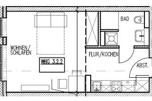 Hafenviertel - helles Singleapartment mit Einbauküche – Rheinstraße 8, 26135 Osternburg, Oldenburg (Oldenburg) – Vorschaubild 5