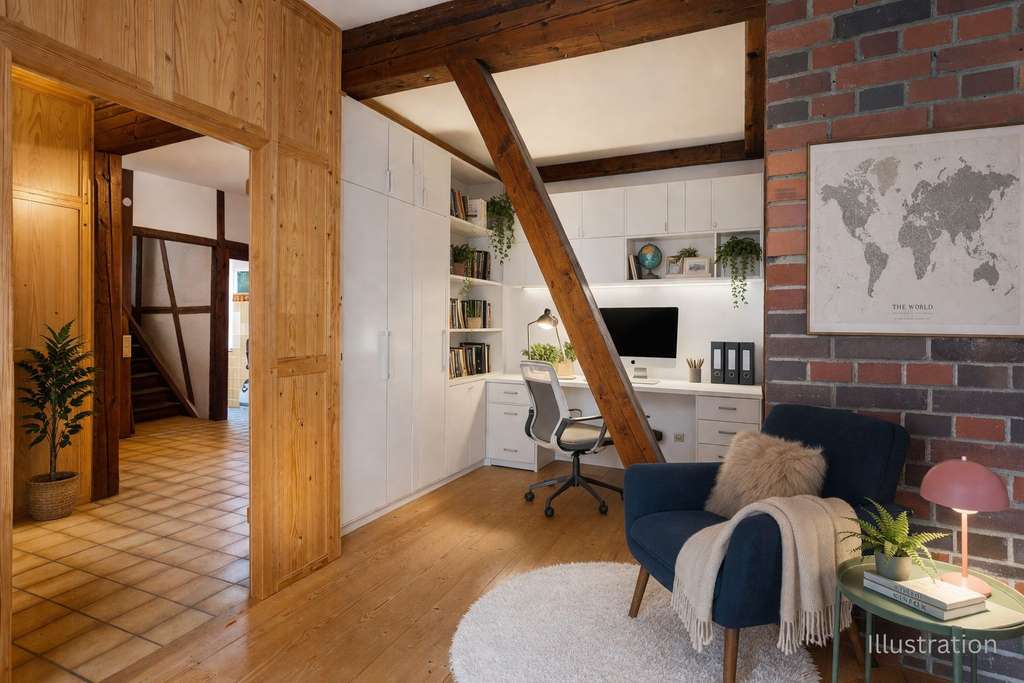 Immobilie in Bad Teinach-Zavelstein - Charmantes Einfamilien-Fachwerkhaus mit großer Werkstatt in Bad Teinach-Zavelstein - Bild 2