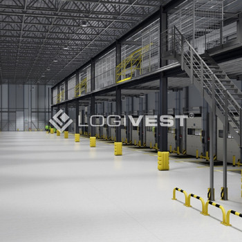 Projektierter Neubau einer Lager- und Logistikhalle