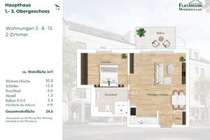 2-Zimmer-Neubauwohnung in Wersten mit großzügigem Sonnenbalkon – Kölner Landstraße 300, 40591 Wersten, Düsseldorf – Vorschaubild 4