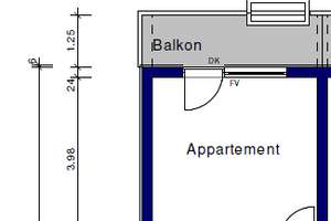 *attraktive 1-Zimmer-Wohnung mit Balkon* – Heuduckstraße 64, 66117 Alt-Saarbrücken, Saarbrücken – Vorschaubild 2
