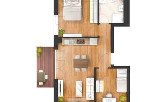 Refugium - Gemütliche 2,5-Zimmer-Dachgeschosswohnung mit West-Balkon – Die vollständige Adresse der Immobilie erhältst du vom Anbieter., 80689 Blumenau, München – Vorschaubild 4