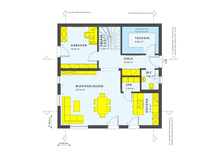Grundriss Erdgeschoss