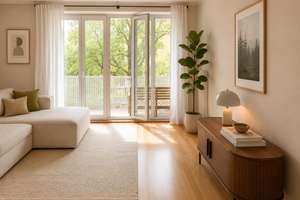 TOP-Lage Schwabing – Lichtdurchflutete Wohnung mit Südloggia, möbliert – Kaiserstraße 42, 80801 Neuschwabing, München – Vorschaubild 2