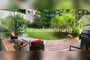 Tauschwohnung: Gartenwohunng | extra Küche |  grün und ruhig | TG inkl