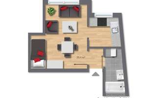 Apartment PROVISIONSFREI direkt vom Eigentümer – Bredowstraße 2, 45139 Südostviertel, Essen – Vorschaubild 4