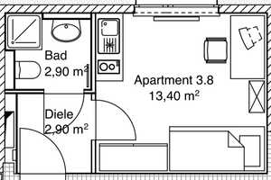 Nur für Studenten/Azubis/Schüler! Modern ausgestattetes Apartment mitten in der City! – Essenweinstraße 8, 90443 Nürnberg – Vorschaubild 10