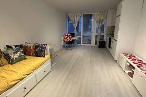 KERNSANIERTE EINZIMMERWOHNUNG MIT HOCHWERTIGEM BAD & KÜCHE IN BOGENHAUSEN – Fritz-Meyer-Weg 55, 81925 Oberföhring, München – Vorschaubild 2
