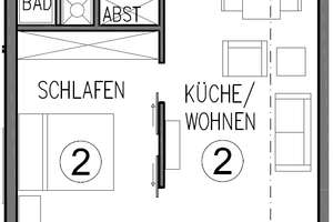 Wohnen im Stadthafen - attraktives KUBOX-Apartment mit Einbauküche und Terrasse – Achtersteven 4, 26122 Innenstadt, Oldenburg (Oldenburg) – Vorschaubild 7