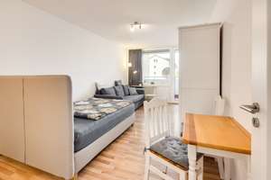 Modernisiertes & vollmöbliertes 1-Zi.-Appartement mit Süd-Loggia & hervorragender Anbindung – Landsberger Str. 291, 80687 St. Ulrich, München – Vorschaubild 6