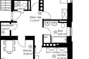 3 Zimmer-Wohnung im Herzen Augsburgs – Vogelmauer 45, 86152 Jakoberstadt-Süd, Augsburg – Vorschaubild 12