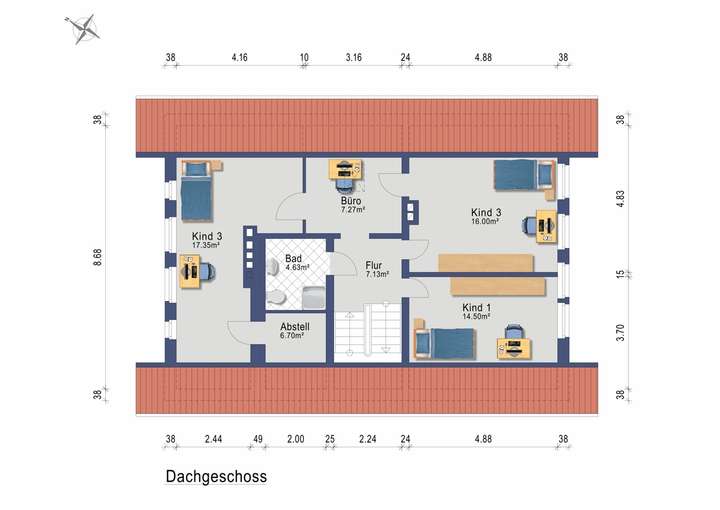 Haupthaus - Dachgeschoss (Dars