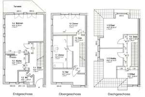 Drei Reihenhäuser in Berlin-Karlshorst - provisionsfrei – Die vollständige Adresse der Immobilie erhältst du vom Anbieter., 10318 Karlshorst, Berlin – Vorschaubild 10