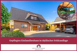 Gepflegtes Einfamilienhaus in idyllischer Feldrandlage – Die vollständige Adresse der Immobilie erhältst du vom Anbieter., 32469 Petershagen – Vorschaubild 1