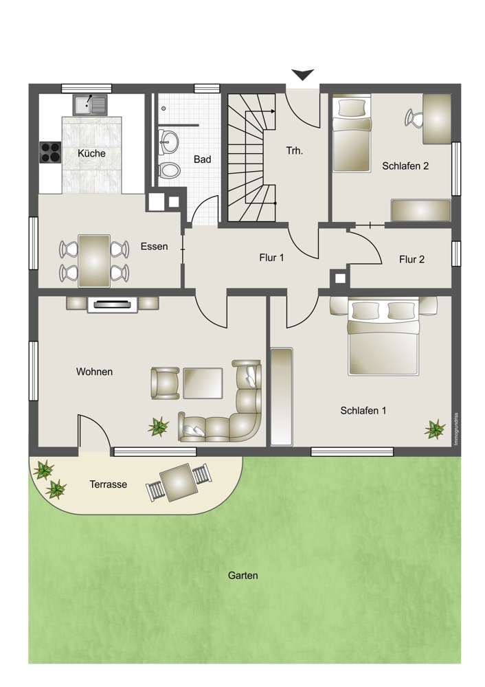 Grundriss Erdgeschoss