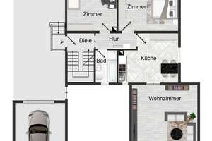 Vielseitig nutzbar: Zweifamilienhaus mit Garten und Balkon – perfekt für Kapitalanleger und Familien – Pfalzstraße 5, 55583 Bad Münster am Stein-Ebernburg – Vorschaubild 15