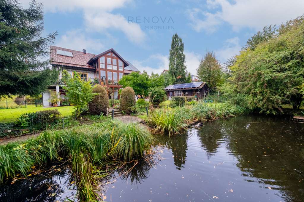 Immobilie in Au in der Hallertau - Wohnen im Grünen – 3-Familien-Anwesen mit weitläufigem Garten - Bild 1