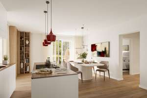 HO27 Aubing · 2-Zimmer-Neubau mit 8 m² Balkon und separatem Schlafzimmer · provisionsfrei – Hoheneckstraße 27, 81243 Aubing-Süd, München – Vorschaubild 2