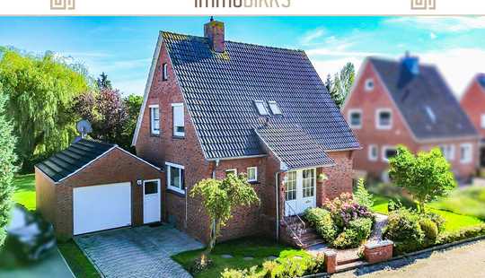 Bild von Emden: Sackgassencharme – Einfamilienhaus mit Garage und Wintergarten