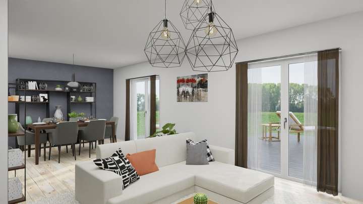 Mögliche Einrichtung Wohnberei