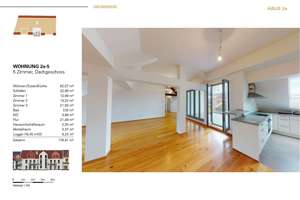 ***Sehr große 5 Zi. Eigentumswohnung im DG, WE 2a-5 mit Balkon + Loggia***