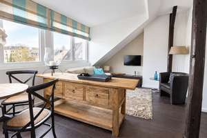 Möblierte 2-Zimmer-Wohnung mit West-Balkon in beliebter Düsseldorfer Lage