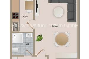 Charmante 1-Zimmer-Wohnung mit Balkon – Die vollständige Adresse der Immobilie erhältst du vom Anbieter., 66123 Sankt Johann, Saarbrücken – Vorschaubild 2