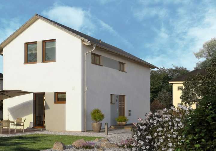 modernes Einfamilienwohnhaus mit Grundstück 300 m vom See