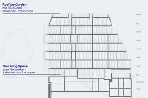 Exklusives 45m2-Appartement voll möbliert MAXVORSTADT – Petra-Kelly-Straße 15, 80797 Schwere-Reiter-Straße, München – Vorschaubild 1