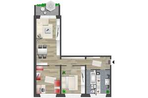 Wunderschöne Familienwohnung mit Balkon – Clausewitzstr. 3, 9130 Yorckgebiet, Chemnitz – Vorschaubild 5