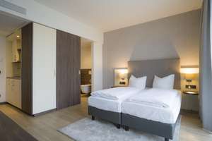 Studio mit Doppelbett in bester Lage