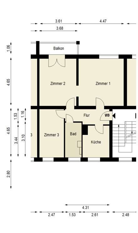 Charmanter Altbau mit Balkon nach Süden & Kellerabteil – ☎️ 0172-3261193, Berlin – Bild 2