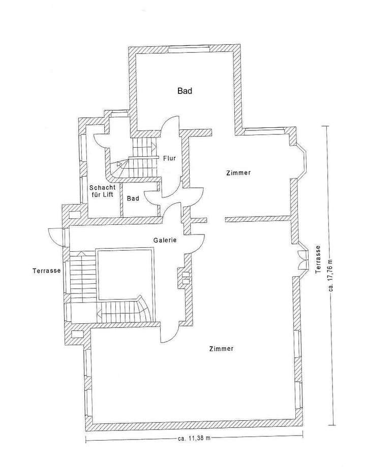 Grundriss Obergeschoss