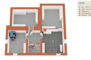 Stadtvilla mit 2 Wohneinheiten mit Garten, 3 Garagen und viel Potential – Ostalbkreis – Vorschaubild 33